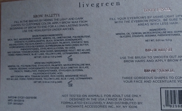 brow pencil brow powder palette brow brush 3 brow - Picture 3 of 3